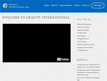 Tablet Screenshot of gravitywll.com